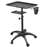 Adjustable Salon Tray Cart with Storage